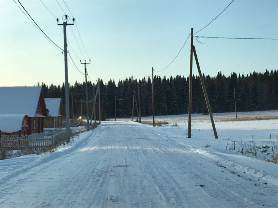 Первая чистка дорог.